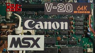 Come, take a look at the Canon V 20 MSX computer from 1983 that Microsoft made | 8bitsinthebasement