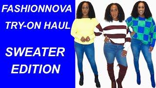 FASHIONNOVA WINTER TRY ON HAUL | SWEATER EDITION  – MSEBONYVEE