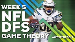 NFL DFS STRATEGY - WEEK 5 OWNERSHIP FIRST LOOK - 2019 FANTASY FOOTBALL - YAHOO FANDUEL FANTASYDRAFT