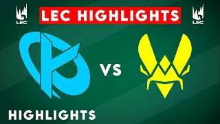 VIT vs KC Highlights | LEC 2025 Winter | Team Vitality vs Karmine Corp by Onivia