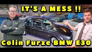 Repairing the battery tray on Colin Furze BMW E30