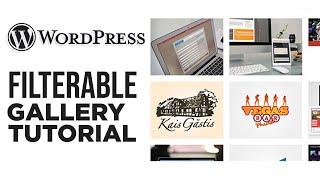 How To Add A Filterable Gallery In WordPress | Simple Tutorial (2024)