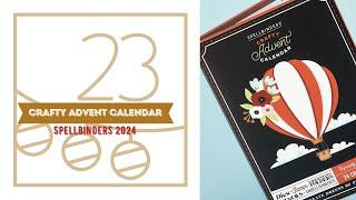 Day 23 Spellbinders Crafty Advent Calendar 2024 with Party Balloons