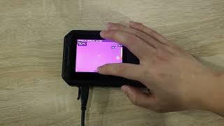 How to save the data to iCloud on KTI-K01 thermal imager?
