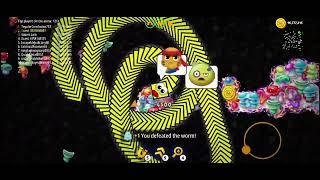 Worms Zone io Biggest Snake New Record 2024| Saamp Wala Game oggy jack