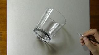 3D Zeichnen: ein einfaches Glas