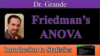 Introduction to Friedman's Analysis of Variance by Ranks