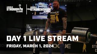 Day 1 | 2024 Arnold Strongman Classic | Full Live Stream