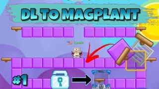 BUILDING MAIN WORLD ️ | DL to Magplant #1 | Growtopia