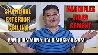 SPANDREL O HARDIFLEX? TIBAY, DISENYO O PRESYO BA ANG HABOL MO SA PAGPILI NG MATERYALES?