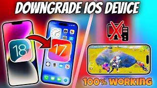 How to Downgrade IPhone IPad | iOS device downgrade | Downgrade iOS 18 to 17