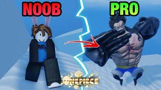 Noob To Pro With GEAR 4 BOUNCEMAN (Bad Stats To Pro Level Stats) A One Piece Game | Roblox