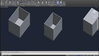 Solidedit - Shell Command, greate a shell thickness in Autocad - Autocad Tutorial