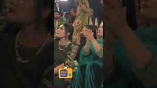 Iqra kanwal aroob at rajab mehndi #iqrakanwal #rajabfamily #akhanayat #shorts #ytshorts #trending