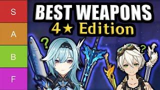 USE THESE 4 STAR WEAPONS! Best Genshin Impact 4 Star Tier List