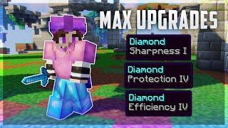 Rushing MAX Upgrades in Minecraft Bedwars