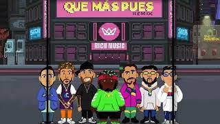 Que Mas Pues (Remix) - Sech, Justin Quiles, Maluma, Nicky Jam, Farruko, Dalex, Lenny Tavárez