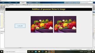 how to add gaussian noise in an image in matlab | introducing gaussian noise in an image in matlab