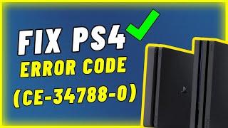 How to Fix PS4 Update Error (CE-34788-0) 2024