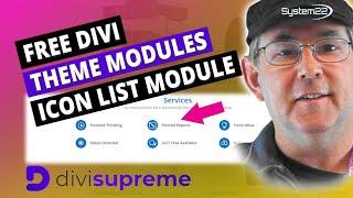 Divi Theme Free Icon List Module 