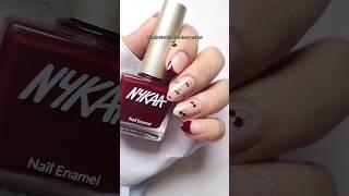 Have you tried the viral cherry nail art?  #cherrynails #nails #nykaa