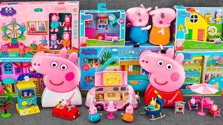 Peppa Pig Toys Unboxing Asmr | 80 Minutes Asmr Unboxing With Peppa Pig ReVew  | Family Home Playset