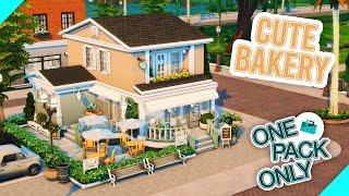 Bakery with Studio Apartment  || The Sims 4 Speed Build || One Pack Only: Get to Work