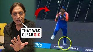 Shoaib Akhtar's hilarious reaction on Surya Kumar Yadav's match winning catch of Miller in Final