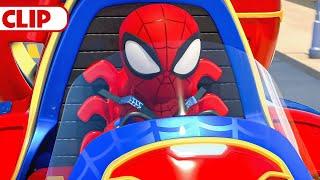 Gobby Controls Cars  | Marvel's Spidey and his Amazing Friends | @disneyjr