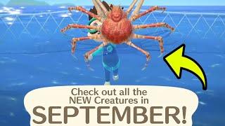  NEW IN SEPTEMBER! Bugs, Fish, & Sea Creatures You Need To Catch In ACNH! [2021 GUIDE]