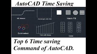 AutoCAD Time Saving Tricky Command Part 1, Top 6 Time Saving #command #autocad #biggners