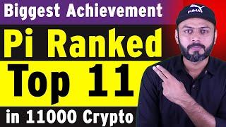 Pi Ranked No 11 On CoinMarketeCap | Pi Network Update | Pi Coin Update | Price Update | digizon