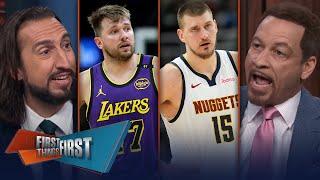 Nets beat Lakers, ‘No excuses’ for Los Angeles, Is Nikola Jokić the MVP? | NBA | FIRST THINGS FIRST