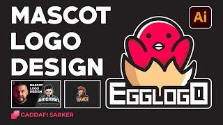 How To Egg Mascot Logo Design ( Gaddafi Sarker )