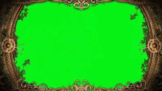 Awesome Photos Videos frame with fog effects green screen | video photo frame chroma key | by Crazy