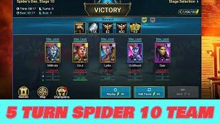 DO SPIDER 10 HARD IN 5 TURNS! FREE TO PLAY FRIENDLY?