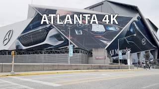 Atlanta 4K - Rich Neighborhoods - Driving Downtown - USA