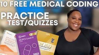 10 FREE MEDICAL CODING PRACTICE TEST/QUIZZES | PRACTICE MAKES PERFECT!