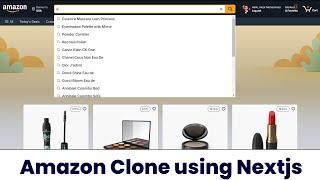 Amazon Clone Website using Nextjs, Tailwindcss, Authjs, Stripe | Free Source Code