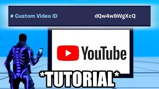 (WORKING) How To Get The *CUSTOM VIDEO ID* Setting For Video Player Devices! (FORTNITE TUTORIAL)