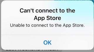 EASILY FIX App Store Not Working On iPhone