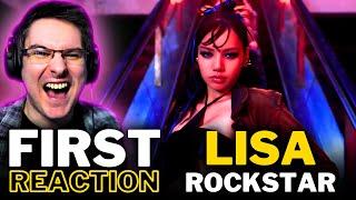 NEW K-POP FAN REACTS TO LISA 'ROCKSTAR' For The FIRST TIME! | ROCKSTAR MV REACTION