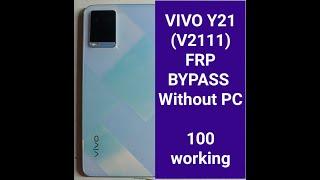 Vivo Y21 (V2111) FRP / Google account Bypass without pc 2021 | Ashfaq mobile