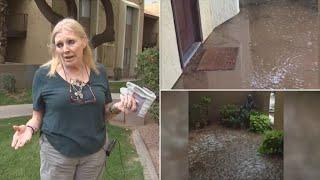 VIDEO: Tempe woman fears her apartment will flood