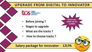 TCS Digital to Innovator after Joining | stages to upgrade | wings 1 | tech and non-tech tracks