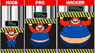 Super Mario Bros. But Mario Max Level NOOB vs PRO vs HACKER! | King Mario