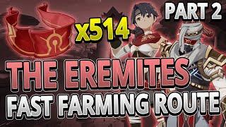 [PART 2] The Eremites 514 Locations FAST FARMING ROUTE +TIMESTAMPS | Genshin Impact 3.1
