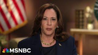 VP Kamala Harris: Donald Trump attempting to create 'fear based on fiction'