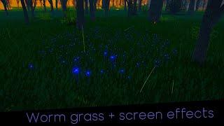 New lizard uptade!! Worm grass and screen effects // roblox lizard game