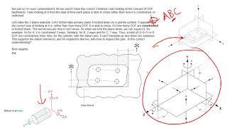 GD&T Datums - How do they work and how do they control Degrees of Freedom (DOF)